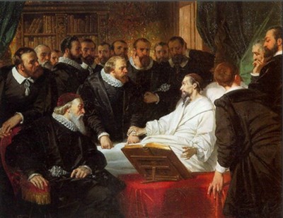 Calvino se despide de sus colaboradores en Ginebra.